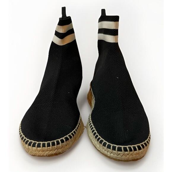 Womens Alexander Wang Black Dylon Sock Bootie Espadrille Sneaker Shoes-9.5 - Picture 3 of 8